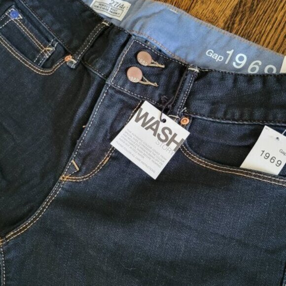 New GAP Perfect Boot Cut Jeans 1969 Women's Size 27 4r New With Tags NWT - Picture 3 of 9